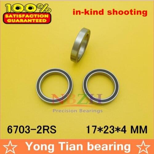 1pcs) The high quality of ultra-thin deep groove ball bearing 6703-2RS 17*23*4 mm