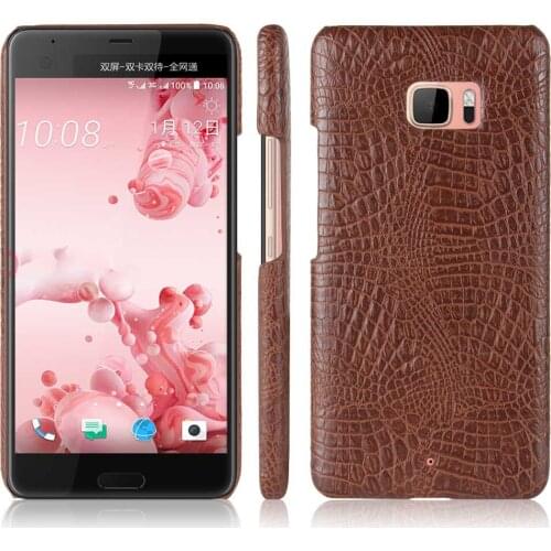 SUNBIN PU Leather Case For HTC U ULTRA HTC Ocean HTC Ocean Note 5.7" Crocodile Skin Back Cover Phone Protective Cases phone bag