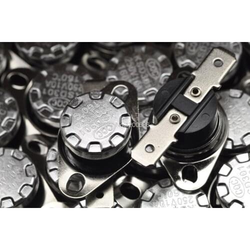 KSD301 thermostat thermal protection temperature control switch16A 250V 40-130 degree KSD301 Normally Closed