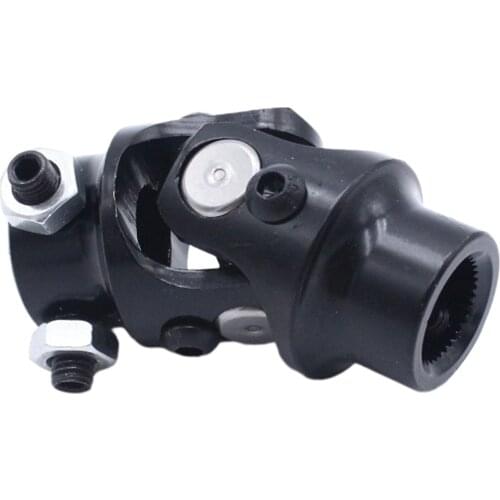 3/4-36 Spline X 3/4" DD BLACK Steering Shaft Universal U Joint Coupler Angle:38 Degree 83mm (3-1/4") Car Accessories