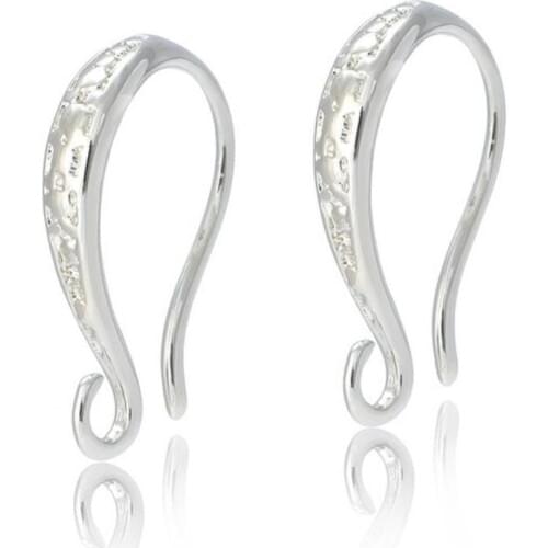 WQQCR 10PCS NEW Zircon Earrings Hook DIY Accessories for Jewelry Making Sliver /Gold Rose/ Gold Color Jewelry Findings