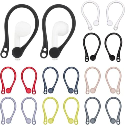 Protective Airpods Earhook Holder For Apple Airpods 1 2 Wireless Earphone Ear Hook Earpods Silicone Sport Anti-lost Accessories