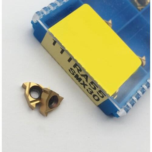 10pcs 11IR A55 SMX30 carbide turning insert Thread turning Turning tool insert Turning tool cutting insert Cnc Metal Lathe Tool