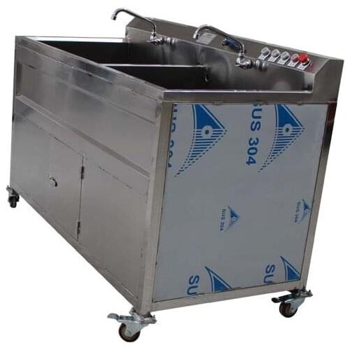 2021 Two Tanks Intelligent Fruit Vegetable Washing Machine Ozone Bubble of Fruit and Vegetable Clean Industrial CFR BY SEA