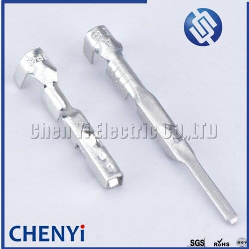 50pcs Delphi 1.5 series male female auto terminal for elcetric connector crimp loose pins wiring terminals for 15355297 15418498