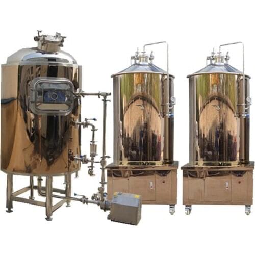 Automatic Craft Beer Fermentation Tank Home Conical Fermenter Beer Brewing Equipment Chiller Beer Brewing Machine