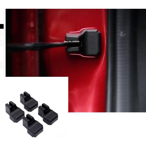 Car Anti Rust Water Proof Door Lock Key Plastic Buckle Limit Device Trim Hoods Frame 4pcs For Mazda CX-3 CX3 2017 2018 2019 2020