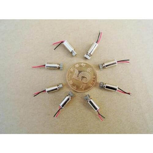 Coreless Motor 4 *8mm vibration coreless DC motor /DIY toy / motor/ mobile phone oscillator