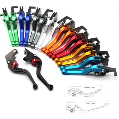 Short/Long Brake Clutch Levers For YAMAHA FZ150i 2014-2018, MT-15 M-slaz 2015-2018 Motorcycle Accessories Adjustable CNC