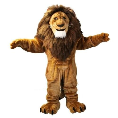 Mascot Fire Lion Costume Cartoon Outfit Character Fancy Cosplay Dress Adult Xmas Factory Wholesale + Free Postage