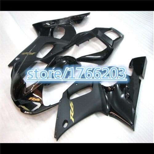 HOT sale Fairing kit for R6 YZF R6 98-02 matte black fairings set Molding 1998 1999 2000 2001 2002 bodywork Ning