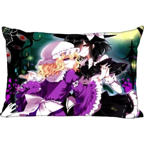 Custom Renko Usami Pillowcase Satin Fabric Pillow Cover New Rectangle Zipper Pillow Cases Home Office Wedding Decorative 0318