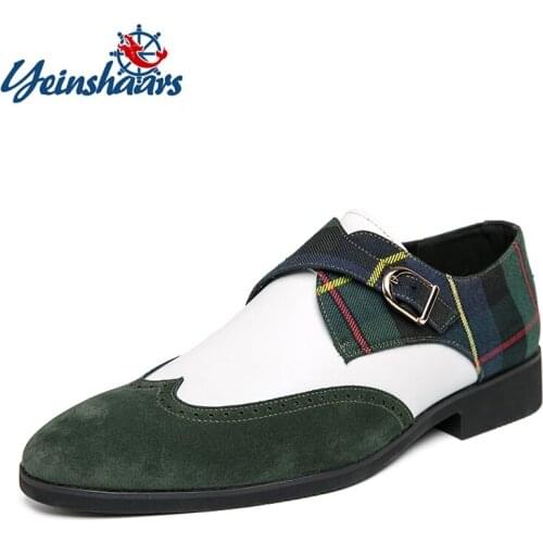 YEINSHAARS New Arrival Handmade Pu Leather Dress Man Loafers Shoes Casual Classic Business Formal Male Shoes Zapatos De Hombre