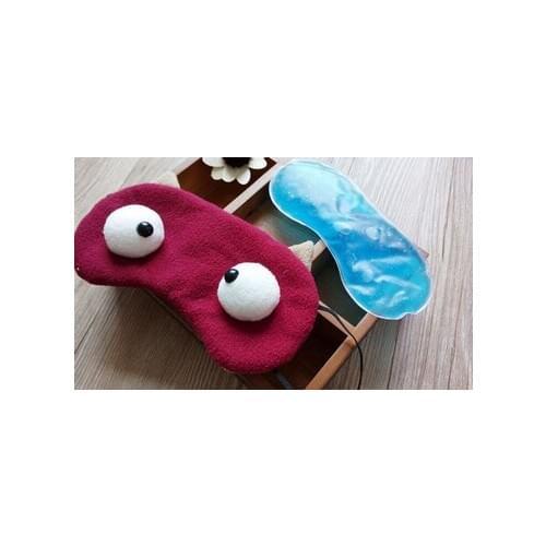 By dhl or ems 200pcs Lovely Eye Mask Cartoon Shade Cute Travel Rest Blindfold Cover Sleeping Eye Mask Eyeshade Eyepatch 2018