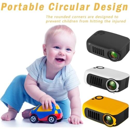 1800LM Portable Mini Home Theater Movie Projector 1080P Multimedia Home Theater Video Projector 2" LCD HDMI/USB/SD Card/Laptops