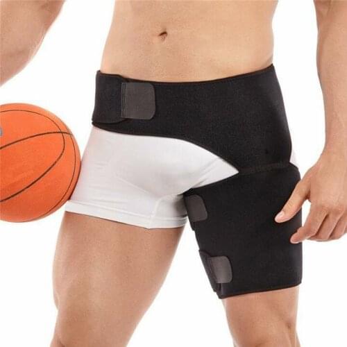 Adjustable Groin Support Men Women Compression Sport Thigh Waist Wrap Strap Hip Stability Brace Protector