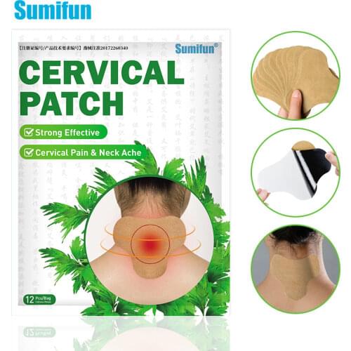 Sumifun 12/24/36Pcs Cervical Patch Medical Plaster Wormwood Rheumatic Neck Shoulder Joint Arthritis Pain Relief Sticker