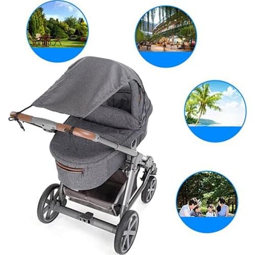 Universal Baby Stroller Accessories Windproof Waterproof UV Protection Sunshade Cover for Kids Baby Prams Car Outdoor Activities