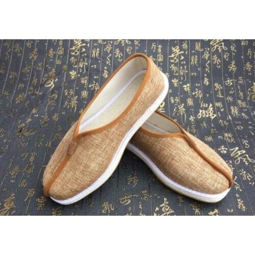 High quality Cotton&linen shaolin monk lay meditation zen nun martial arts shoes wushu lohan/arhat sneaker