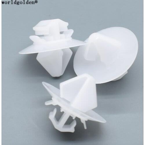 Worldgolden 100pcs auto fasteners Trim Panel Retainer European Car 85654, for Peugeot#856548