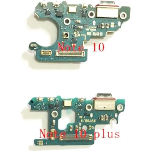 10pcs USB Charging Port Charger Dock Connector Flex Cable Ribbon For Samsung Note 10 + N970 N970U N970F N976B