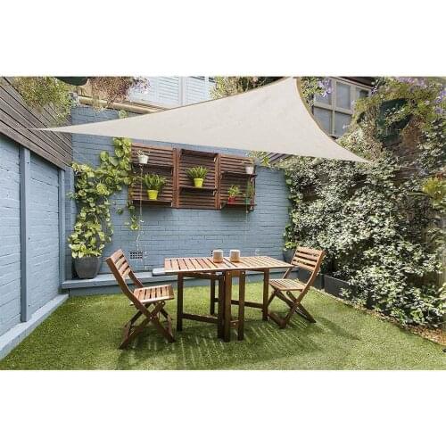 300D 160GSM Polyester Oxford Fabric Awning Canopy Triangle Shade Sail Sun Outdoor Garden Sail Awning