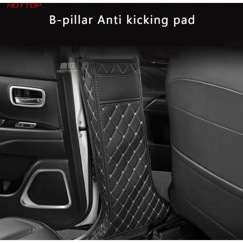 Car B Pillar Anti Kick Pad Anti Dirty Pad Car Interior Modification For Mitsubishi Outlander 2013-2021