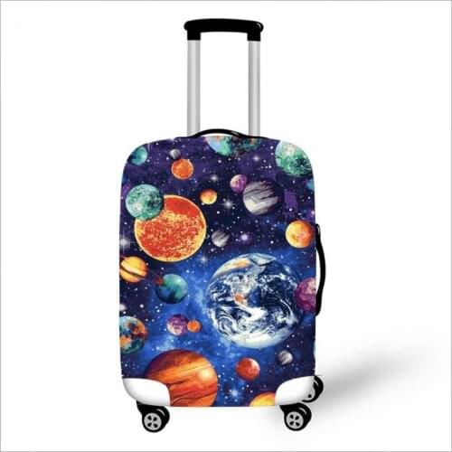 Galaxy Universe Design Luggage Protective Cover Travel Suitcase Cover Elastic Dust Cases For 18 to 32 Inches Travel Accessorie