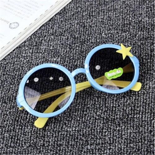 WANMEI.DS Baby Boys Girls Kids Sunglasses Vintage Round Sun Glasses UV 400 Children Sunglass Oculos De Sol lunette de soleil