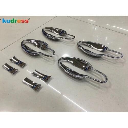 For Mazda 2 Demio DJ Hatchback 5door 2014-2018 ABS Chrome Side Door Handle Bowl Cover Trim Exterior Car Styling Accessories