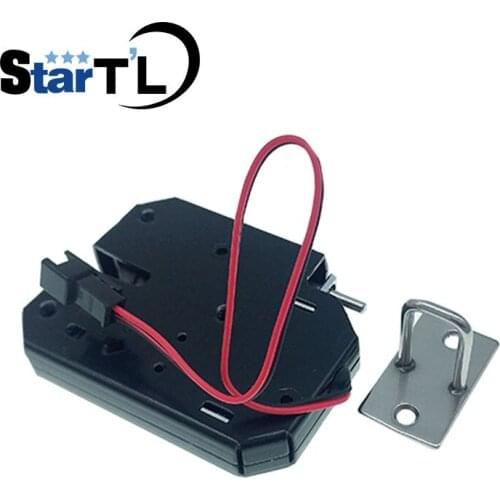 12VDC Electric Metal Small bolt lock with bouncer for drawer locker storage cabinet lock for cupboard window door lock