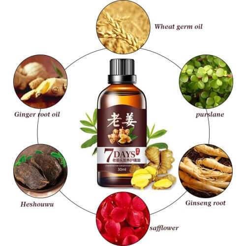 30ml Radish Hair Lotion Hair Essential Oil Hair Care Head Anti-Hair Loss Hair Growth Liquid Suitable For Dry And Damaged Hair