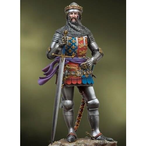 New Unassembled 1/18 90mm ancient man warrior stand (WITH BASE ) Resin Figure Unpainted Model Kit