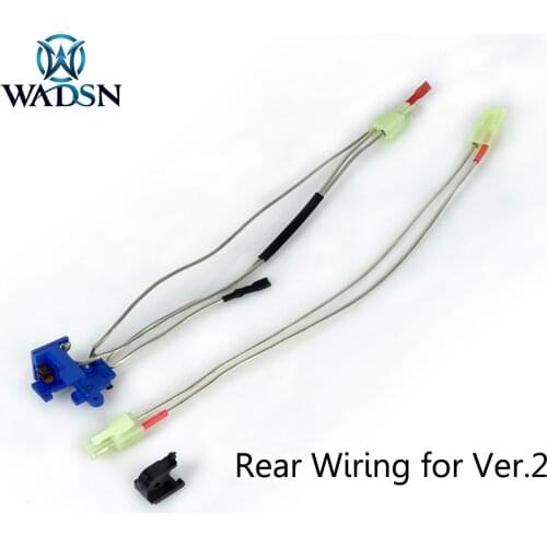 WADSN Front / Rear Wiring Airsoft AEG LARGE CAPACITY SWITCH ASSEMBLY For M4 MP5 Ver.2 Gearbox Paintball Accessories