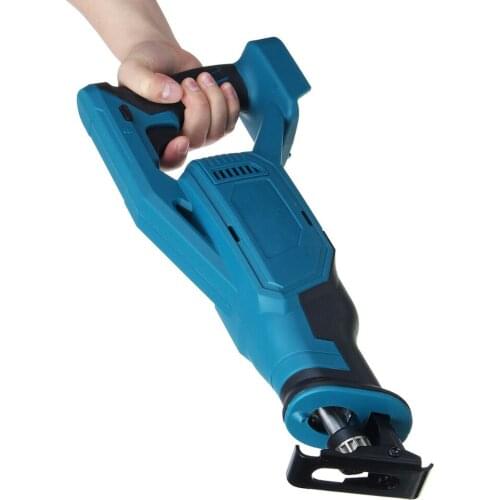 18V 32mm Cordless Reciprocating Saw Metal Woodworking Cutting Tool Cordless Electric Reciprocating Saw for Makita 18V Battery