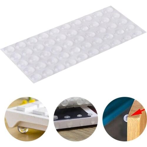 Hemispherical Shape 8*2mm Shock Absorber Stop Cushion Rubber Feet Pads Cupboard Drawer Durable Door Furniture Legs Anti Slip