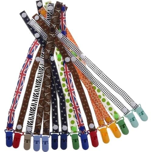 Newborn Infant Baby Dummy Chain Pacifier Clip Holder Soother Nipple Leash Strap B36E