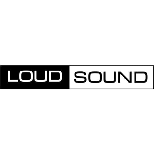 S4-0110# Printed Self-adhesive Decal LOUD SOUND Car Sticker Waterproof Auto Decors on Bumper Rear Window
