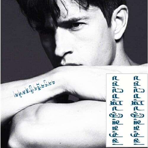 SHNAPIGN Tibetan totem 2 FlashHand Sticker 10.5*6cm Waterproof Henna Beauty Summer Style 2016 Temporary Body Art FREE SHIPPING