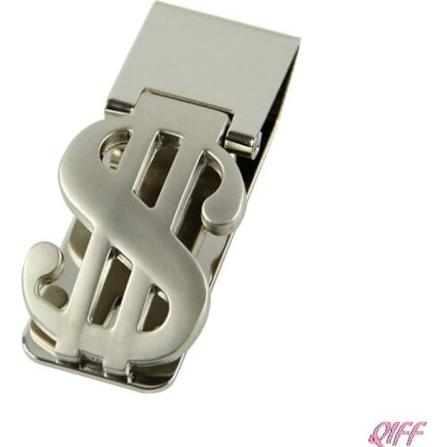 Slim Money Clip Stainless Steel Cash Bills Credit Holder New Dollar Design