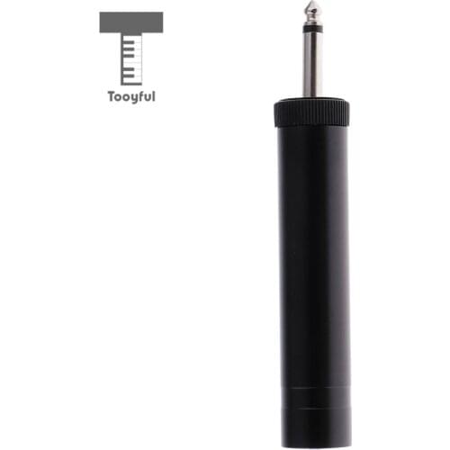 Tooyful Clip-on Microphone Converter Adapter Power Supply 6.5mm Plug for Erhu Piano Saxophone Violin Guitar Parts