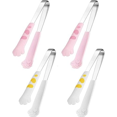 Cat Claw Food Clip Cute Creative Cat Stainless Steel Food Baking Clip Salad Bread Clip Ice Cube