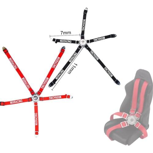 1Pcs Simulation Driver Figure Seat Belt for 1:10 RC Rock Crawler Traxxas TRX4 Axial SCX10 90046 WRAITH RR10 D90