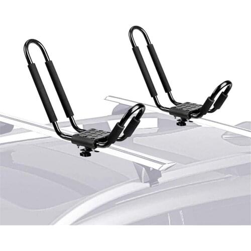2pcs Kayak Car Roof Rack Luggage Carrier Car Kayak Canoe Carrier Rack Roof Mount Car Top Mount Canoe Skiing Roof Rack