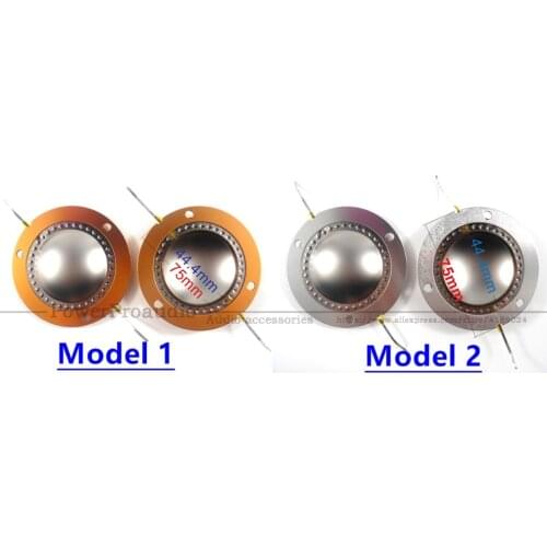 2 pcs/lot Titanium Film 44.4MM speaker Voice Coil Horn Tweeter Diaphragm 44 Core 8OHM Speaker Repair Accessories Driver