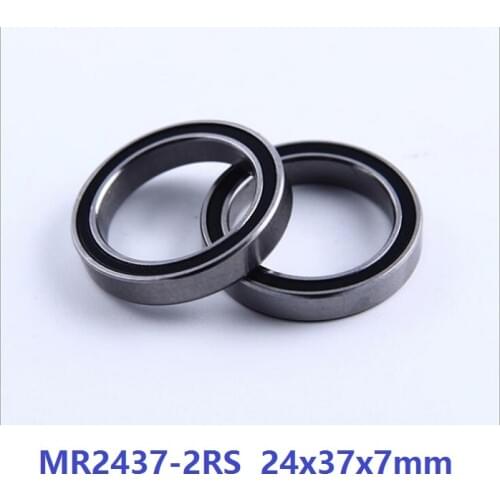 20pcs MR2437-2RS MR2437RS MR2437 2RS 24x37x7 mm deep groove ball bearing bicycle bottom bracket bearing 24*37*7