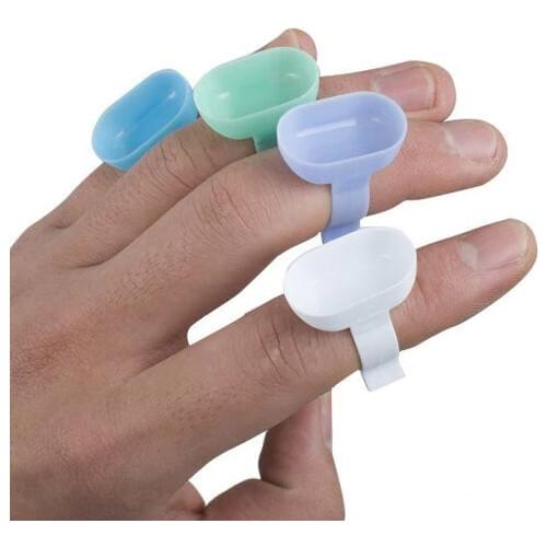 200pcs Dental Bowl Cup Prophy Ring Mixing Finger Dappen Dish Handy Tool