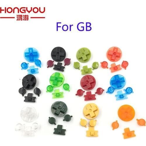 5sets Plastic Buttons A-B D-Pad for Gameboy Classic for GB GBO DMG Keypad