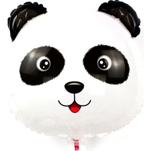 Aluminum Foil Cartoon Balloon Fox Panda Tiger Lion Pattern Childrens Holiday Party Theme Banquet Decoration Supplies Props