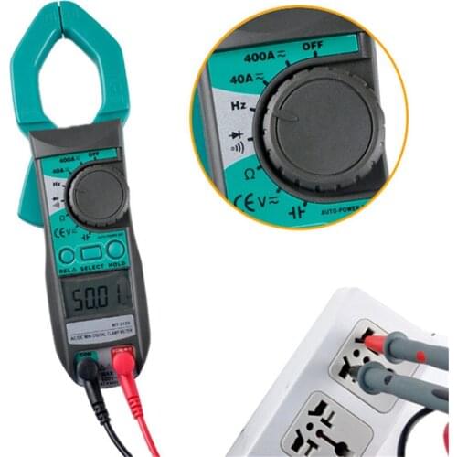 Free Shipping! Proskit MT-3109 3 3/4 MT-3109 AC DC Digital Clamp Multimeter AC/DC Current, Frequency, Capacitance Measurement